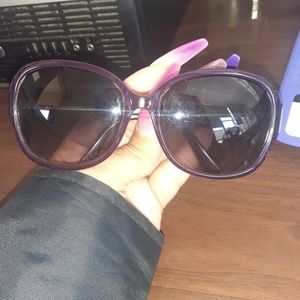 Coach purple sunglasses